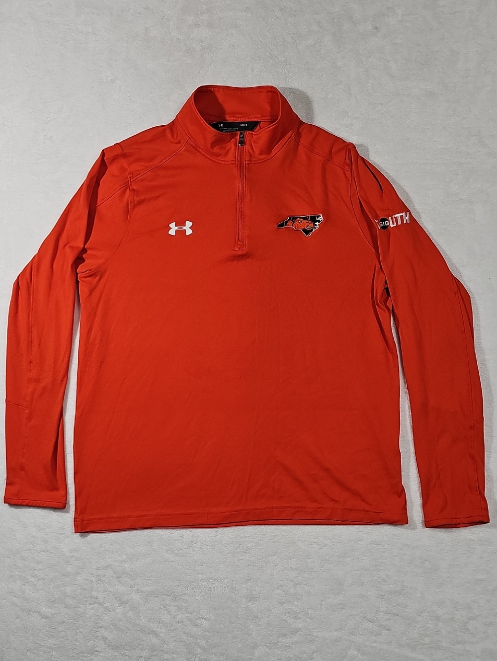 Under Armour Campbell UN Men's Orange‎ Quarter-Zip Lightweight Pullover